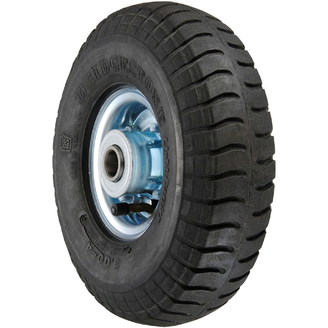 3.00-4HL-BS 3.00-4HL 空気入りタイヤ/エアーレスタイヤ ウカイ(岐阜産研工業) 204B(鋼板製) 車輪径253mm車輪幅82mm