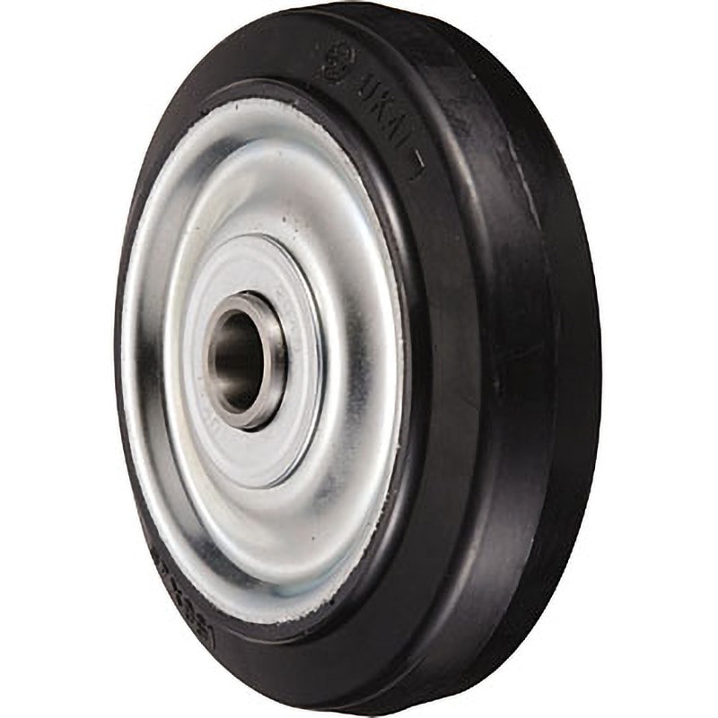 CR-250 CR型 鋼板製耐熱用クロロプレンゴム車輪 ウカイ(岐阜産研工業) 205B(鋼板製) 車輪径250mm車輪幅50mm