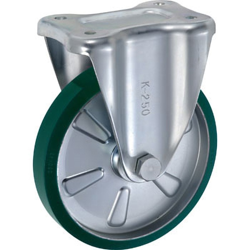 SUIK-75 K型 中荷重用固定キャスター ウカイ(岐阜産研工業) 車輪径75mm