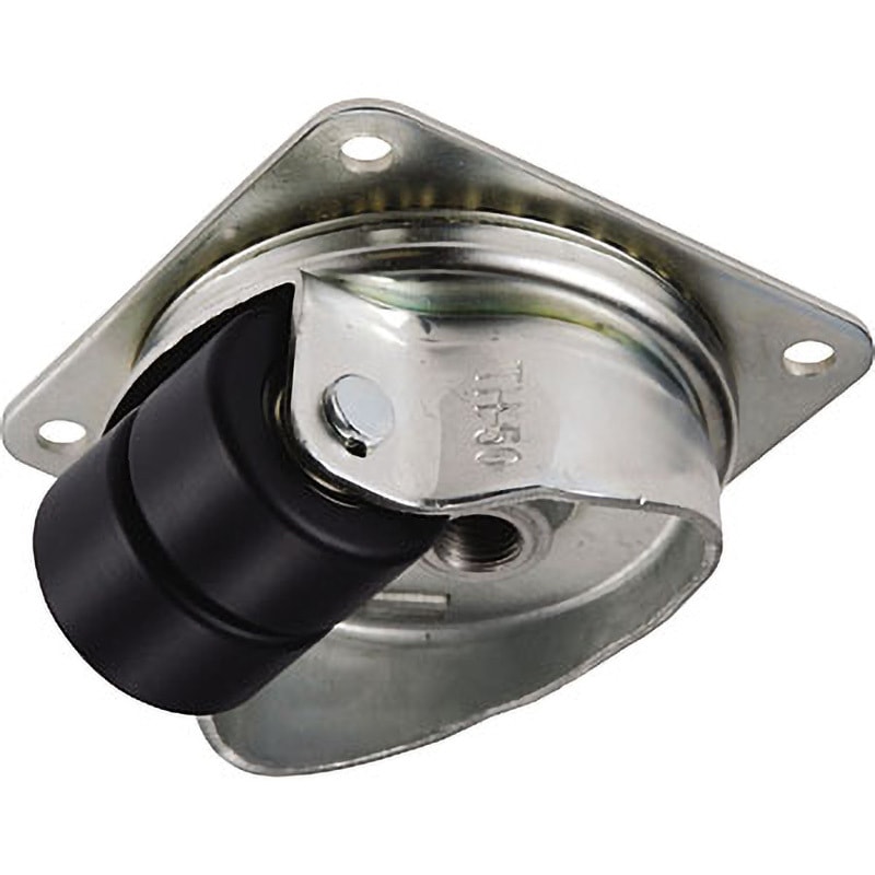 TRRTH-50 TH型 重荷重用低床式旋回キャスター ウカイ(岐阜産研工業) MCナイロン車輪 許容荷重350daN 取付高70mm  TRRTH-50 5,808円