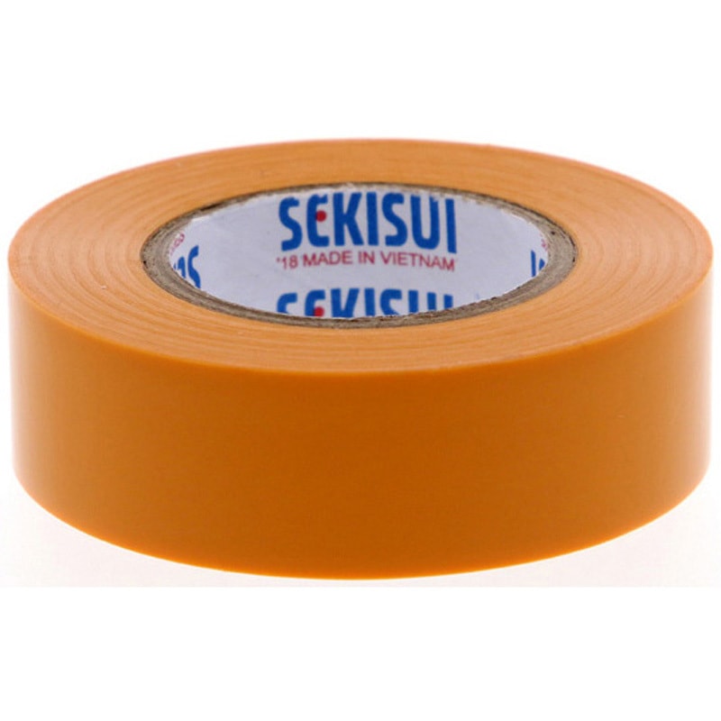 V360D1N エスロンテープ#360 セキスイ 塩ビ オレンジ色 1巻 - 【通販