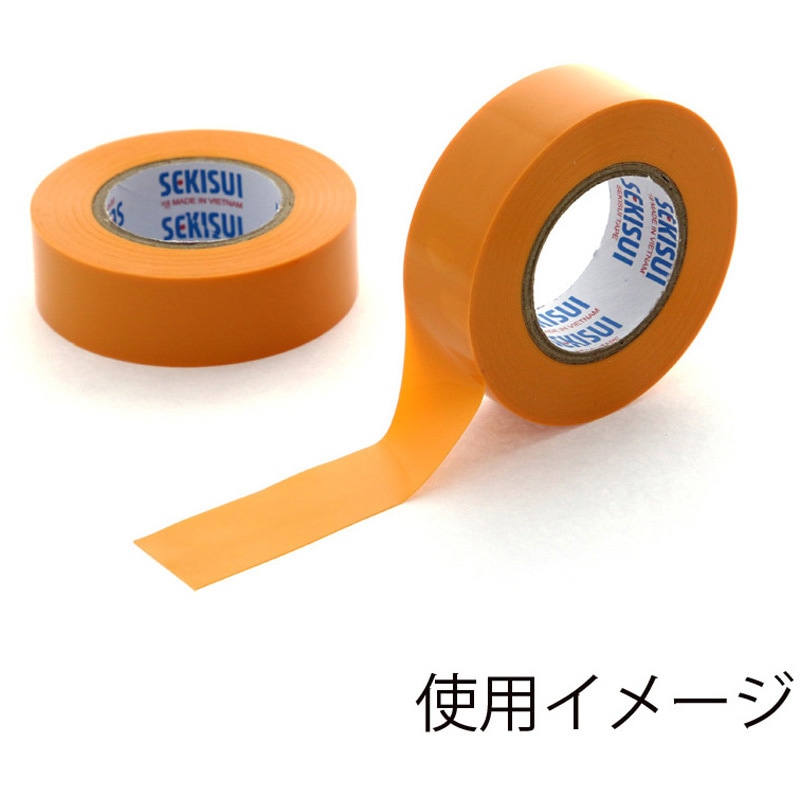 V360D1N エスロンテープ#360 セキスイ 塩ビ オレンジ色 1巻 - 【通販
