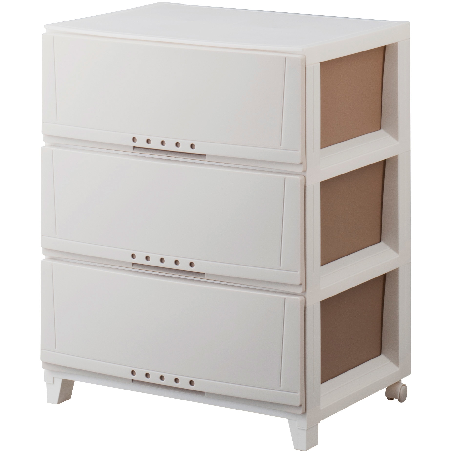 110006965 PRXルームケース TENMA(天馬) カプチーノ色 高さ680mm間口540mm奥行420mm 1個