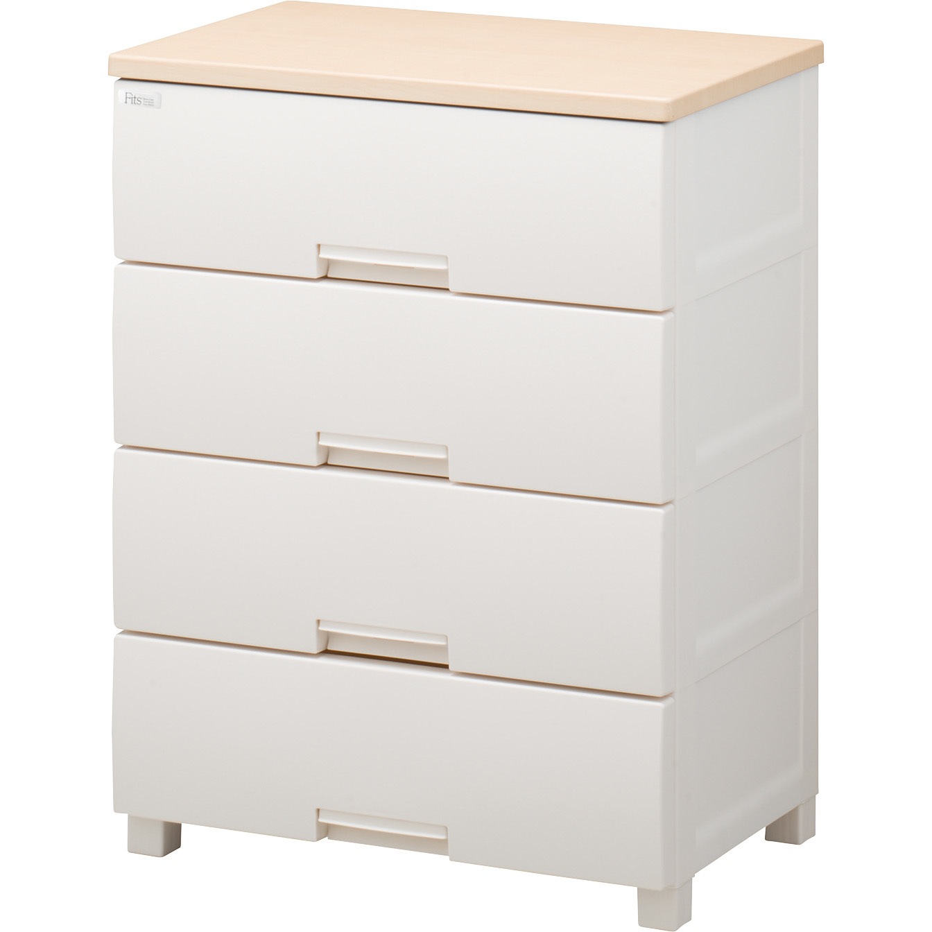 110008001 チェストフィッツプラスホワイトメープル天板 TENMA(天馬) 高さ850mm間口650mm奥行410mm 1台