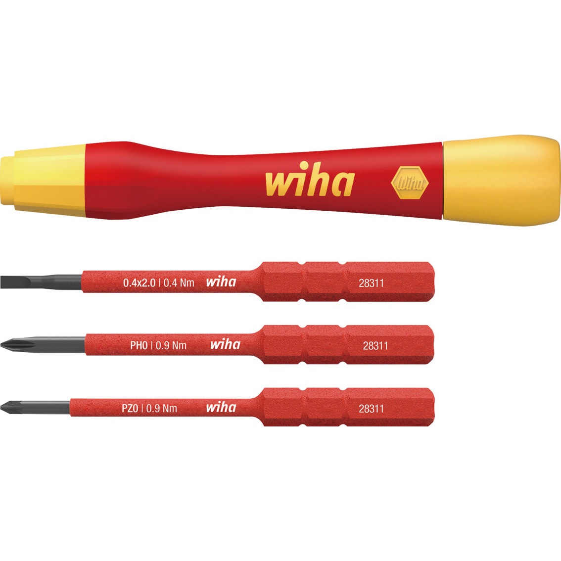 SB28310401 ドライバーセット 絶縁スリムバリオ Wiha(ビーハ/ノガ) 軸
