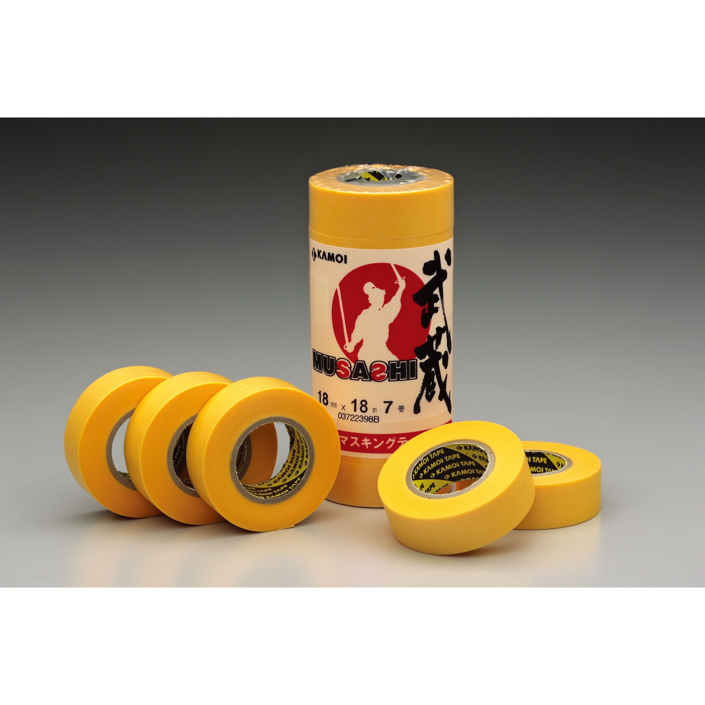 MUSASHIJAN-20 和紙マスキングテープ 武蔵 20mm幅 カモ井加工紙