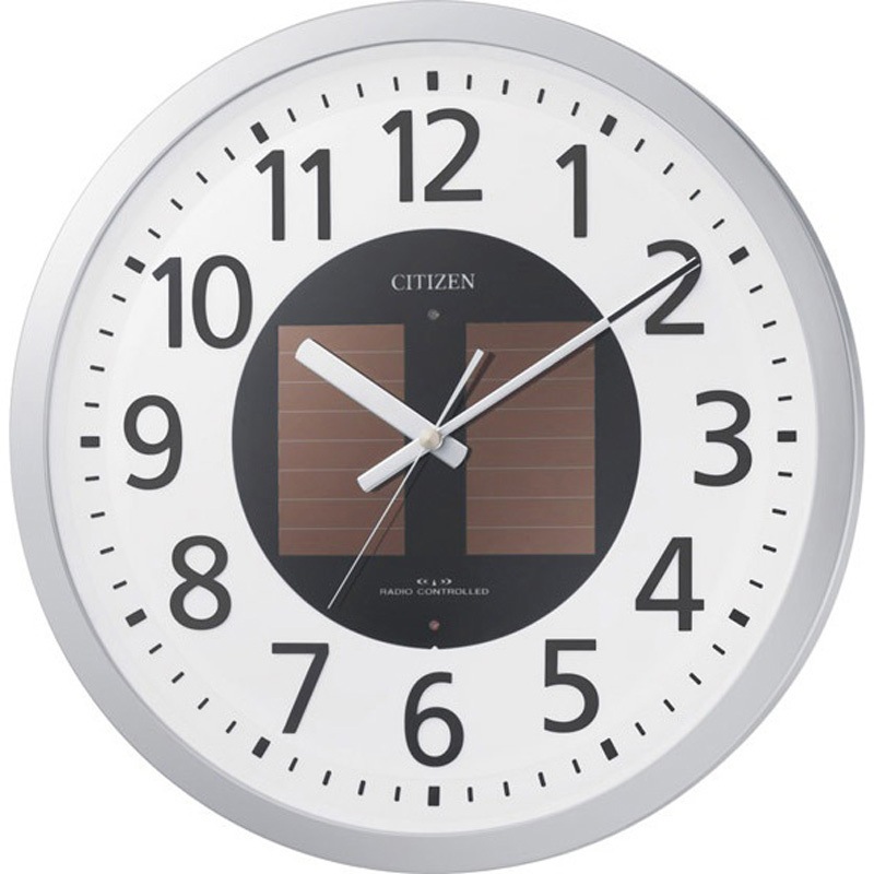 【新品】シチズン ソーラー時計 電波時計 4MY815-019【4個セット】 4MY815-019 ソーラー電源 電波掛け時計 1個 シチズン 【通販モノタロウ】