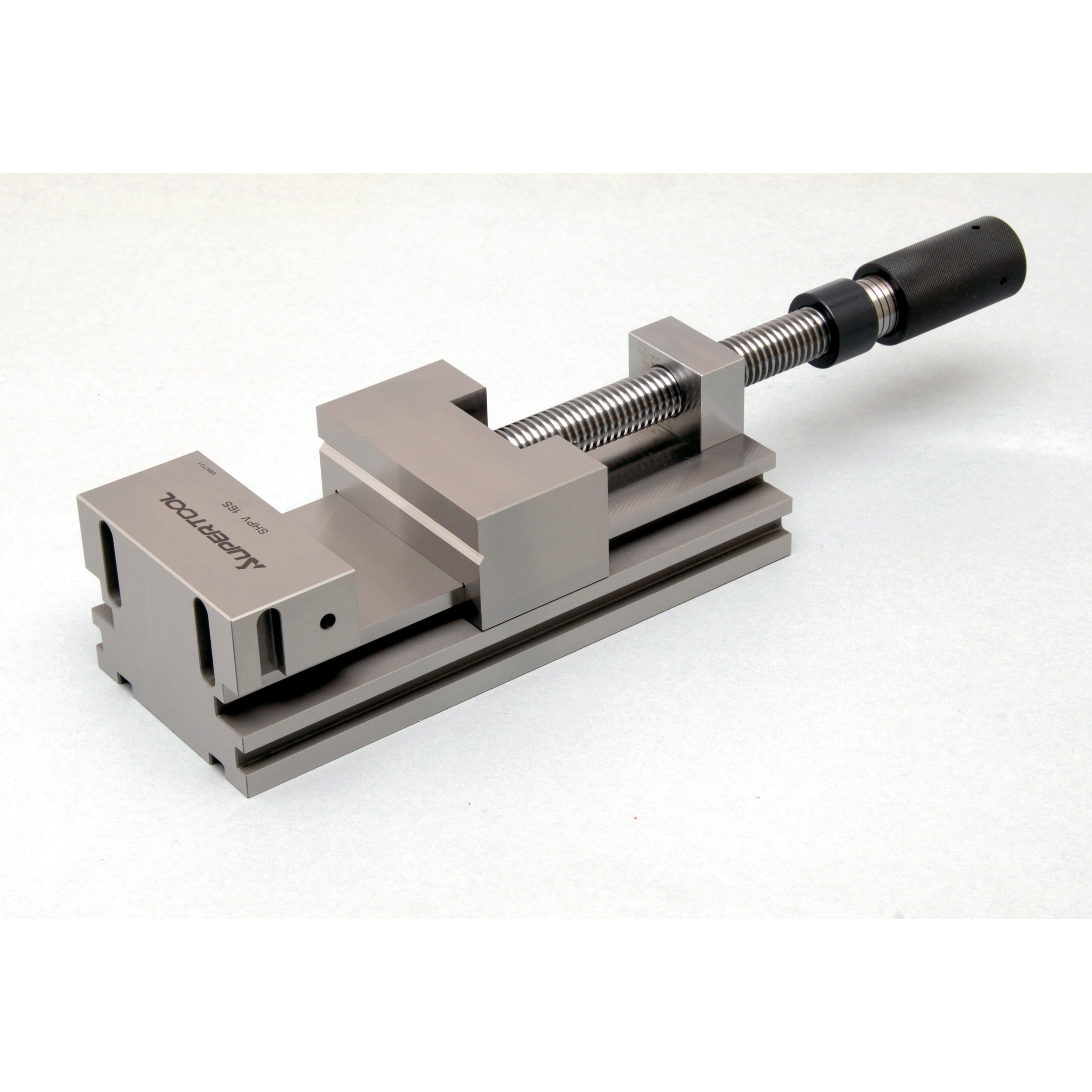 SHPV165 精密バイス(ハンドル式・油圧機構内蔵型) スーパーツール 口幅125mm SHPV165