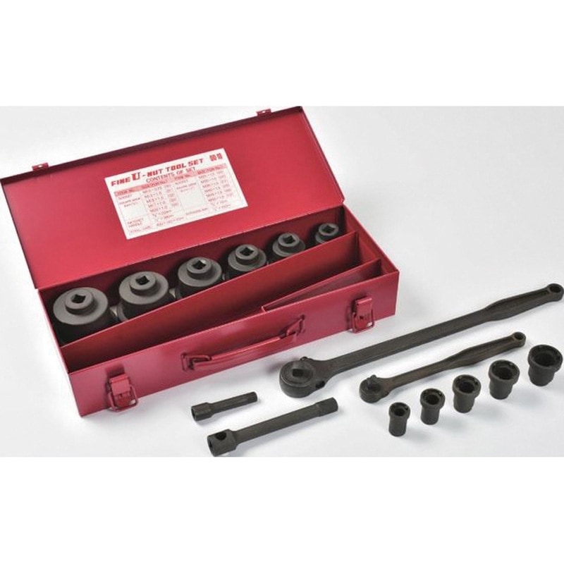 FUN TOOLSET 00-10 ベアリングナット締結用ツール FINE U-NUT TOOL SET 1セット 冨士精密 【通販モノタロウ】 33,787円