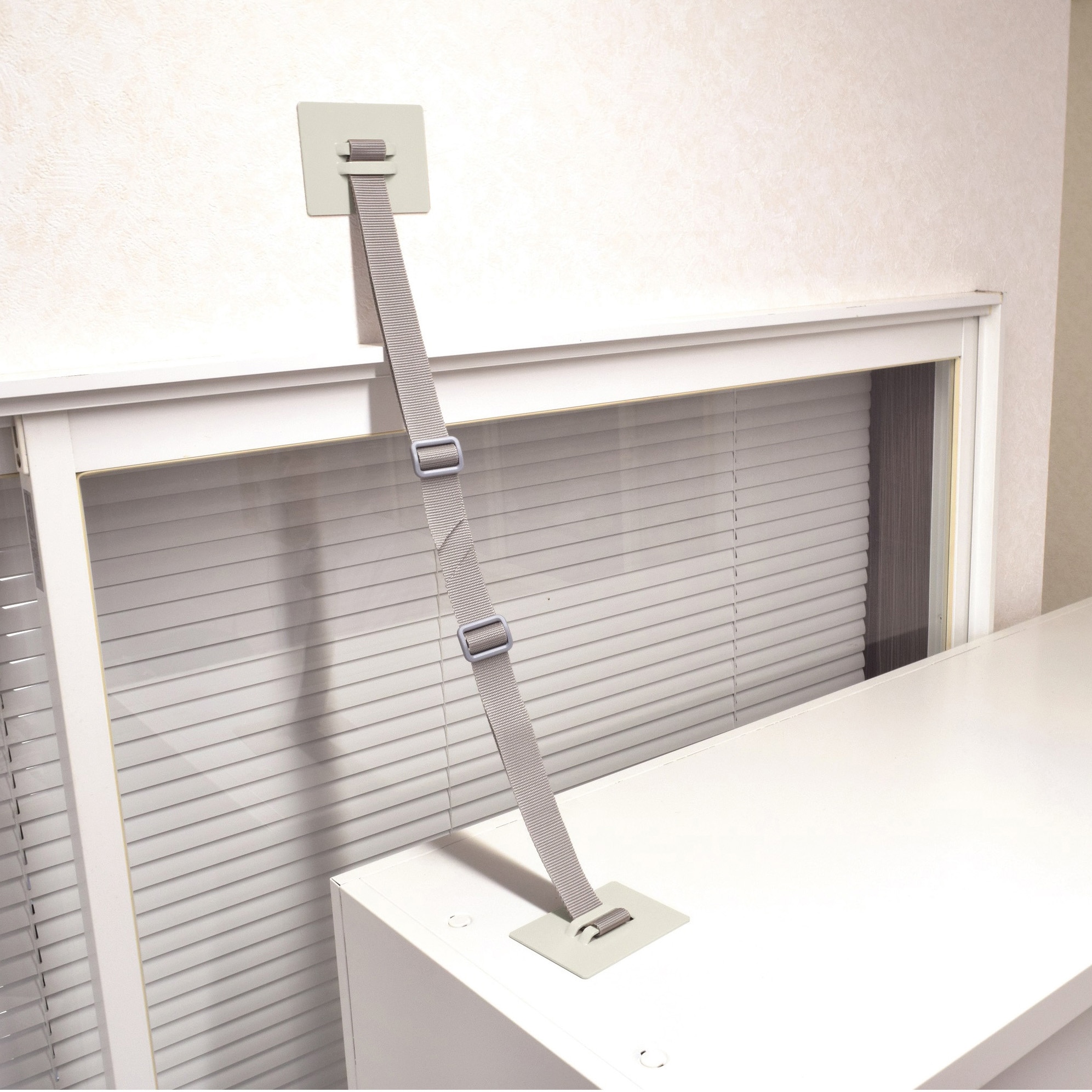 SAF-7090GLL 地震対策 転倒防止PPベルト TRUSCO 幅90mm 1セット(2個