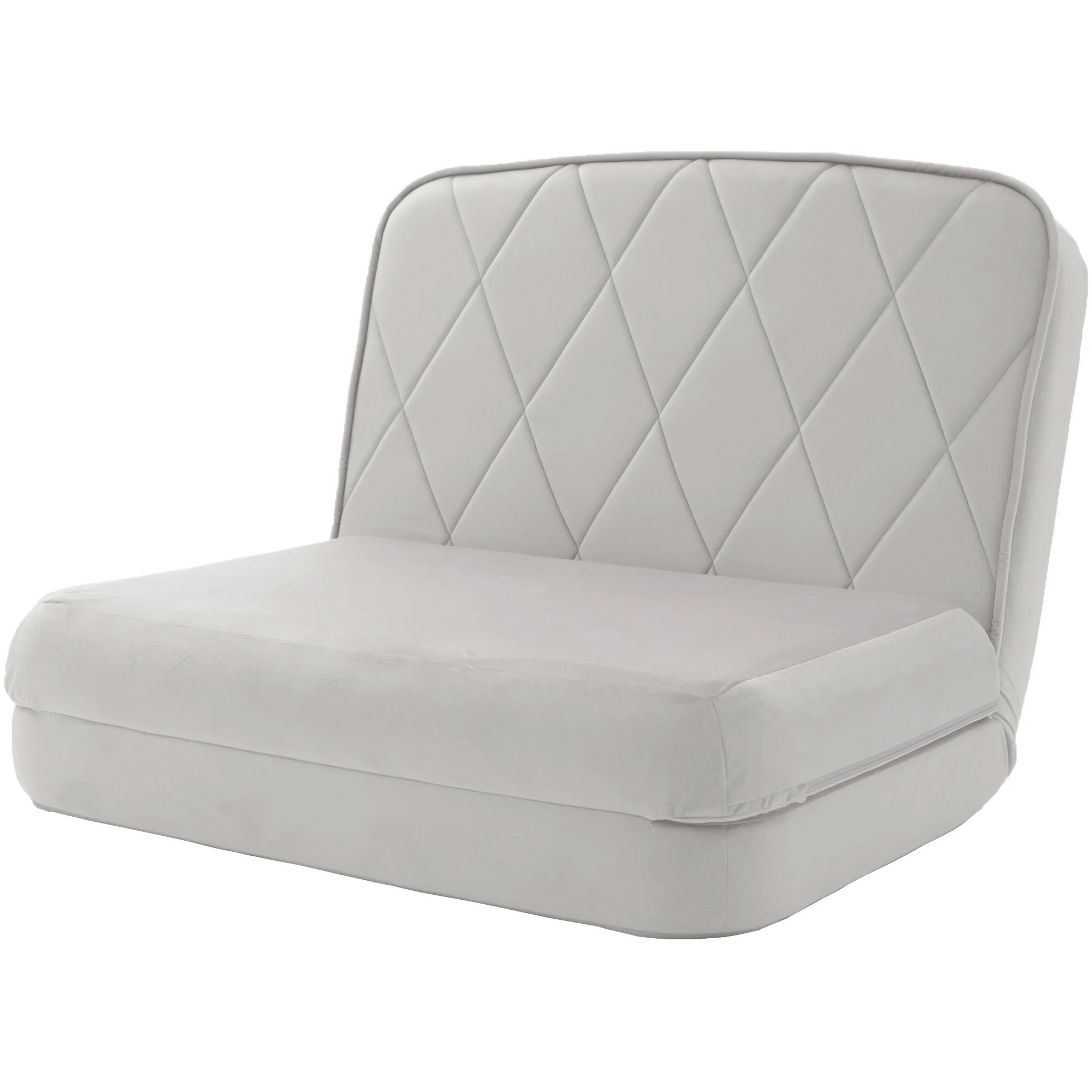 A1233a-a-722GRY 3WAYソファーベッド ダイヤモンドキルト セルタン 高さ67cm幅89cm奥行き80cm  A1233a-a-722GRY