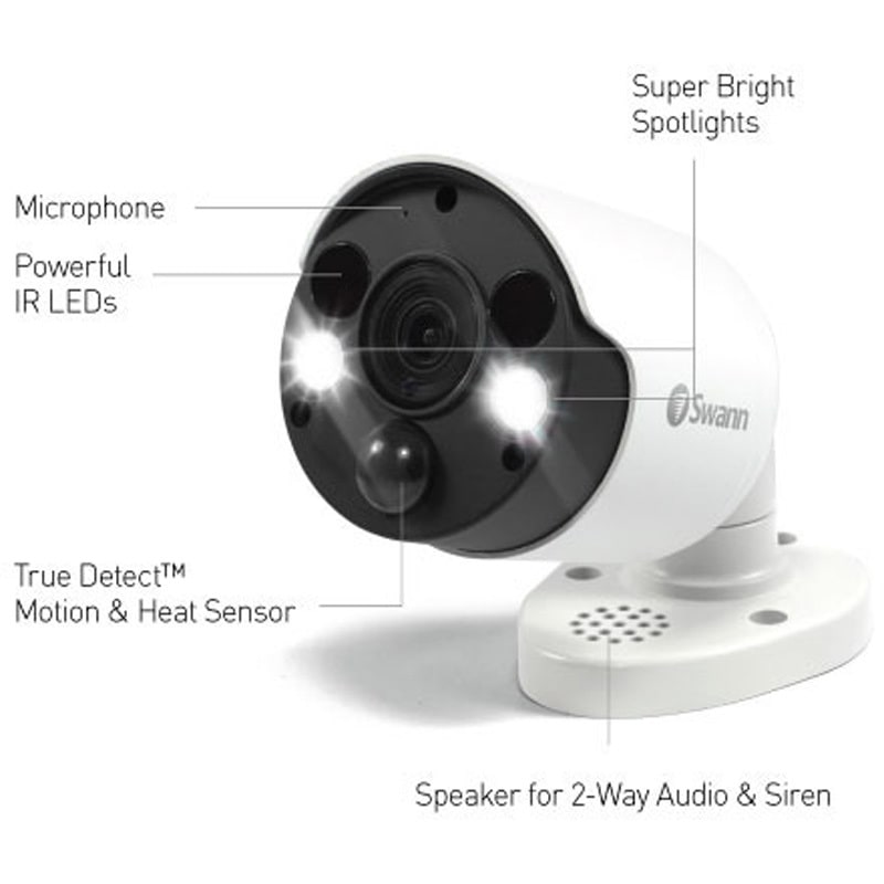 SWNVK-885808-DS 防犯カメラ SWANN(スワン) サイレンありタイプ