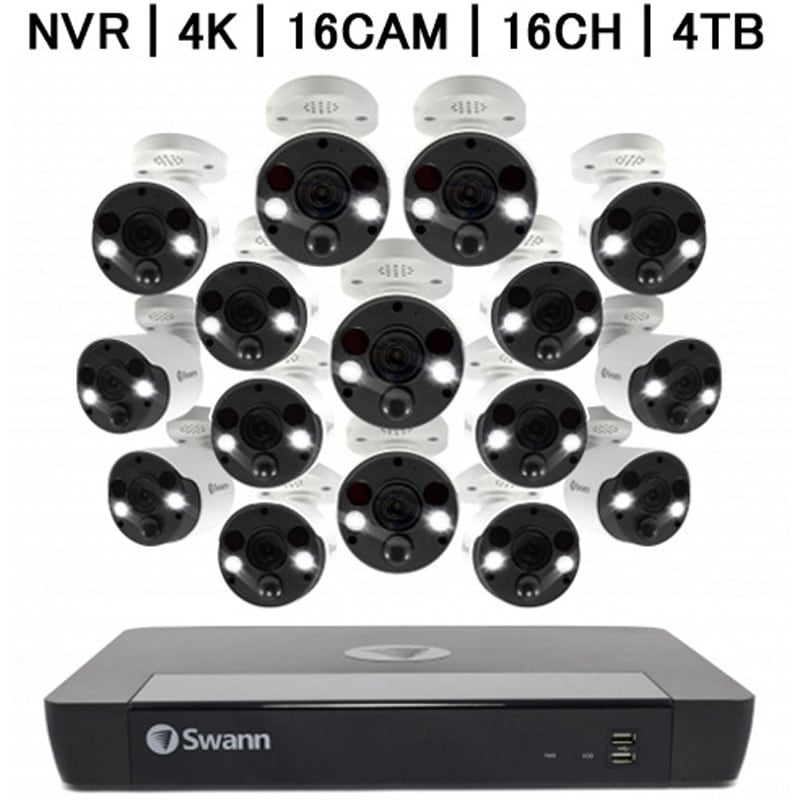 SWNVK-16858016-DS 防犯カメラ SWANN(スワン) サイレンありタイプ