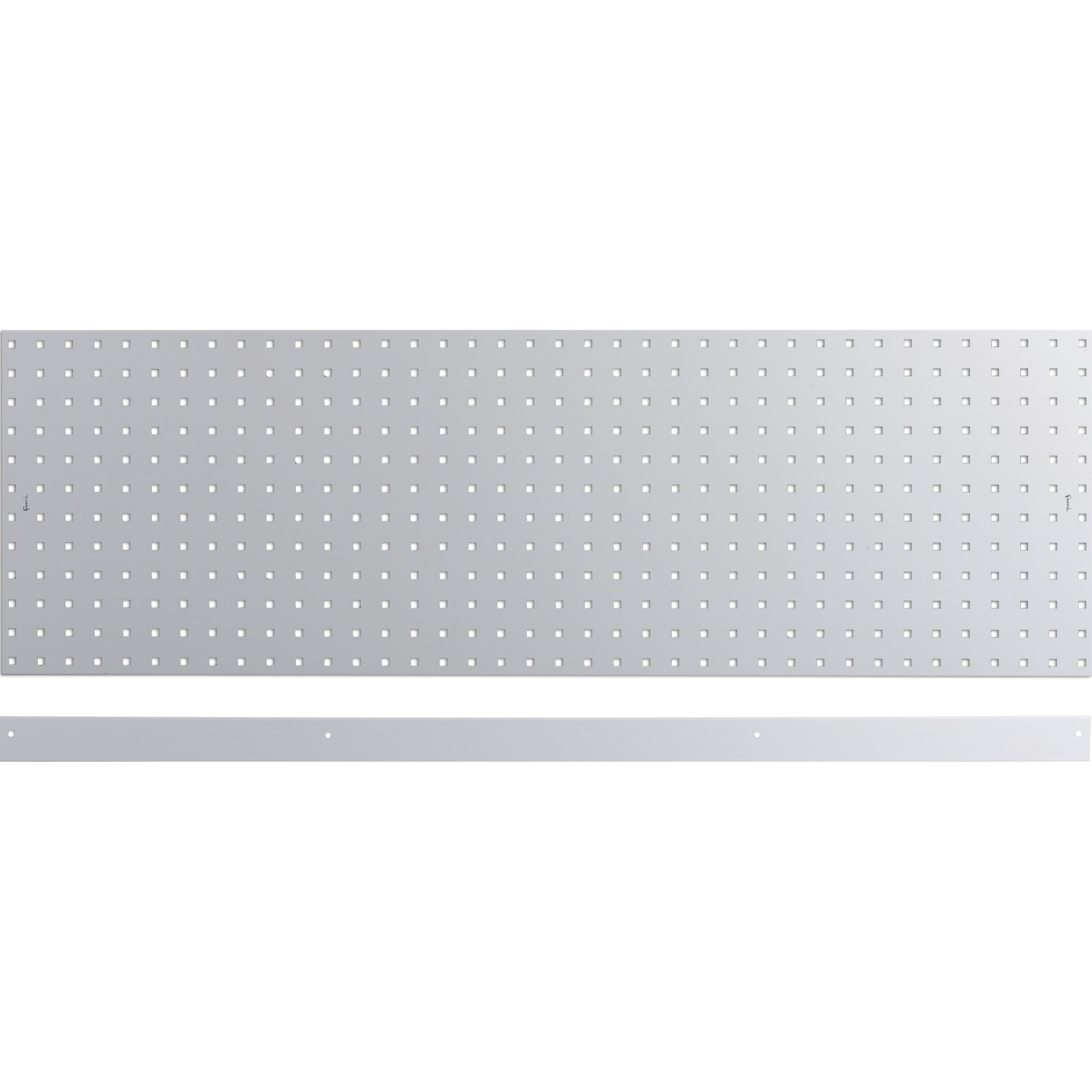 ■Fami パンチングパネル グレー 955X30X304mm[店頭受取不可]