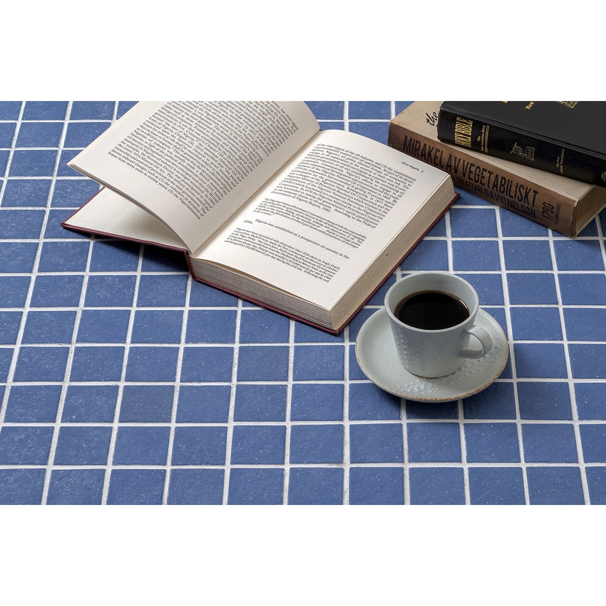 46-MAU-131415S-S 床用無釉モザイクタイル46mm角表紙張り1シート 1枚