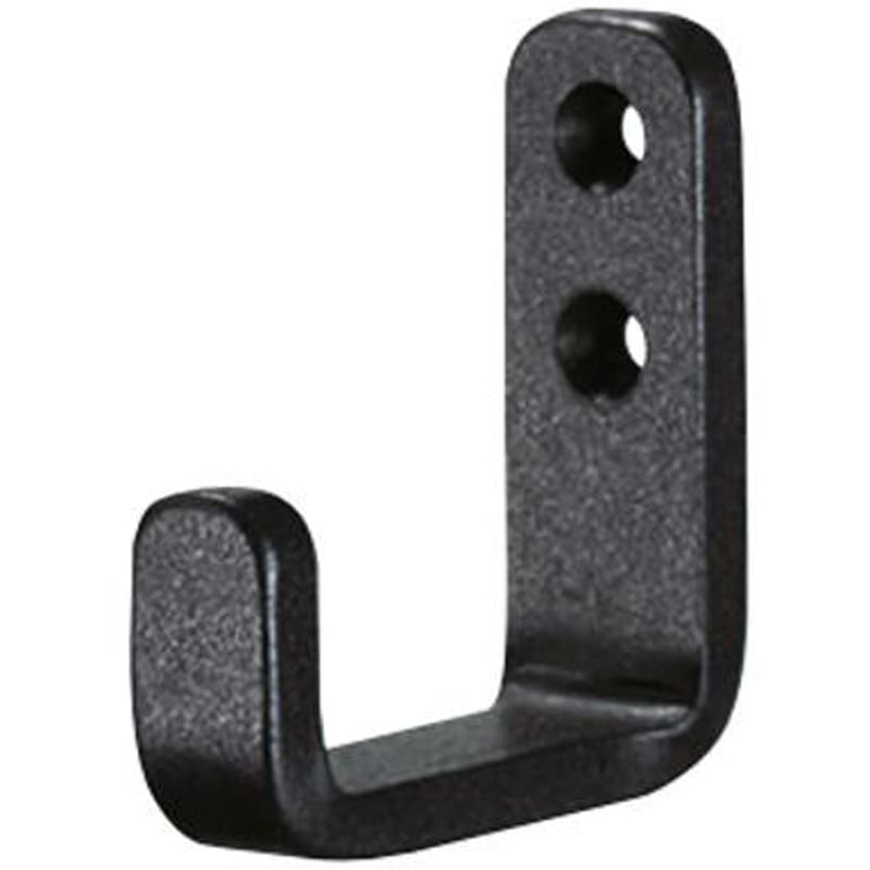 鉄製L形フック ブラック MIZUKAMI(水上) フック(吊り金具) 【通販