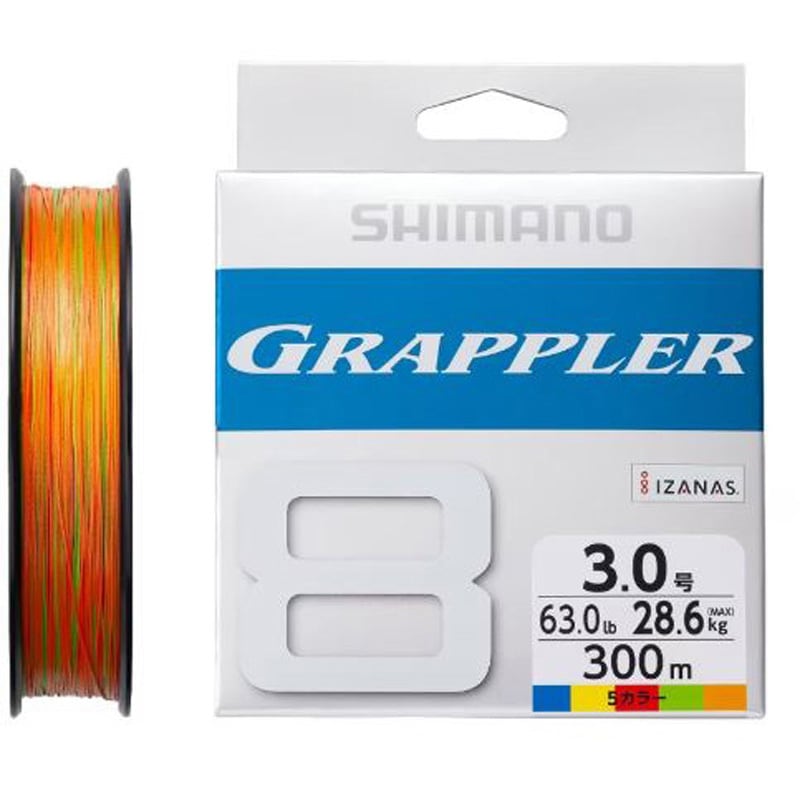グラップラー8 PE 10mx5カラー 200m SHIMANO(シマノ) サイズ(号)1