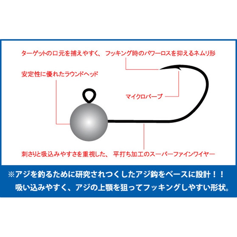 ar様 1.3g-#6 25349 Ar.ヘッド ジャックアッパー Arukazik Japan