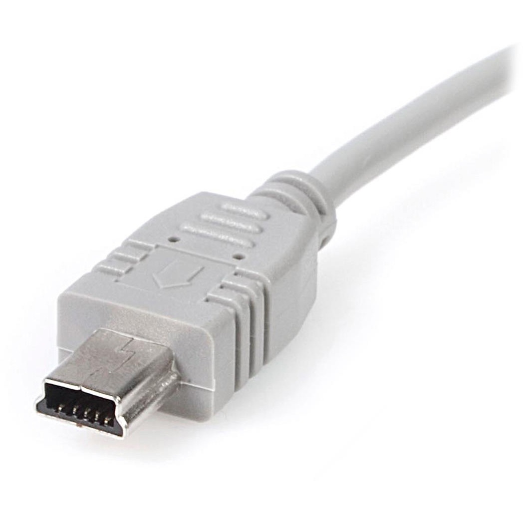 USB2HABM6IN ミニUSBケーブル 15cm USB-A(オス)- USB Mini-B(オス