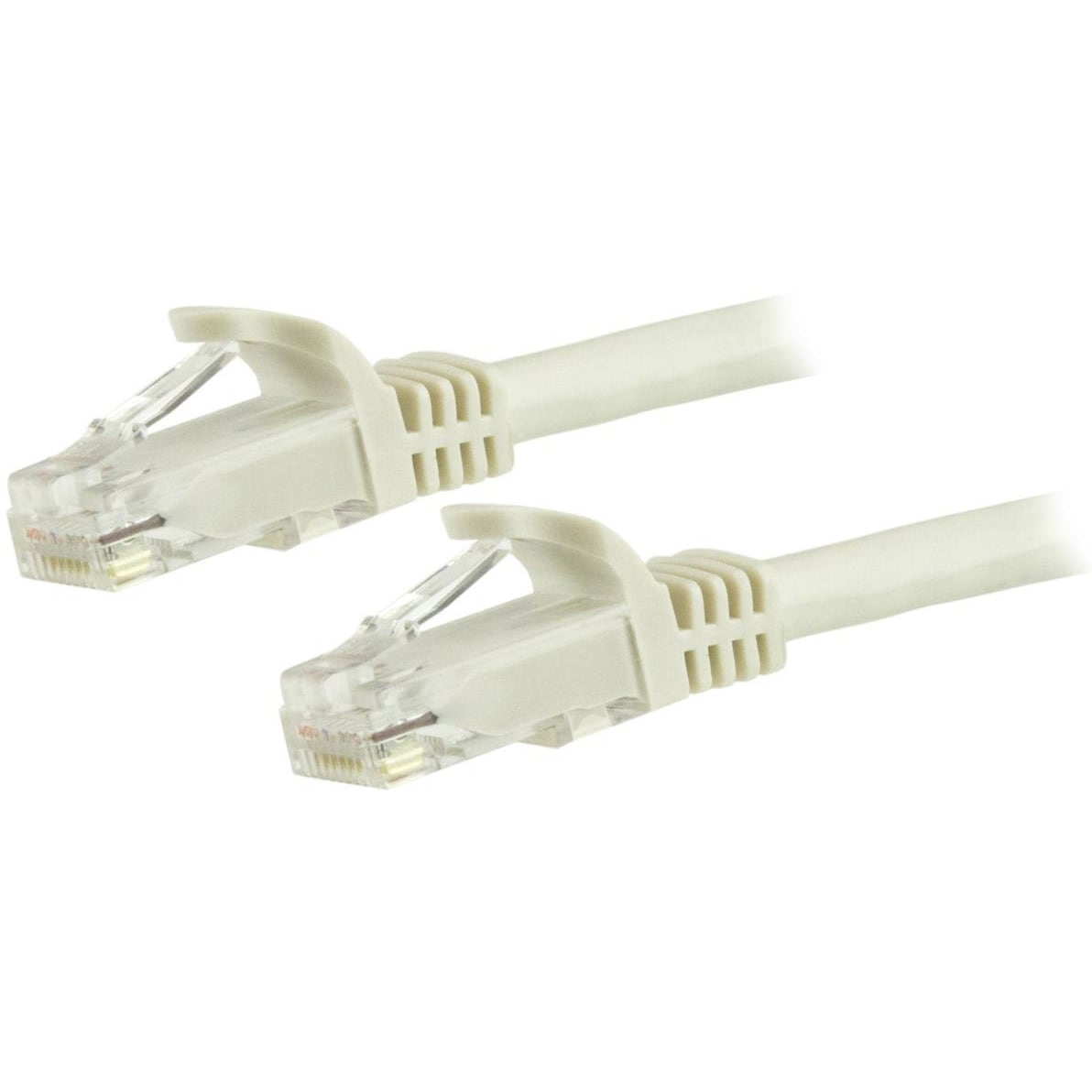 カテゴリ6 Lanケーブル Cat6 Rj45モールドコネクタ 5m ツメ折れ防止カバー付き 超人気 ホワイト N6patc5mwh 1個