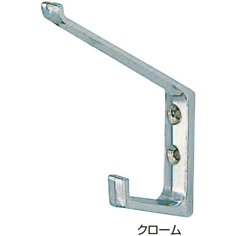 CZ-3 7形帽子掛 CZ-3 シロクマ クローム 大サイズ 【通販モノタロウ】