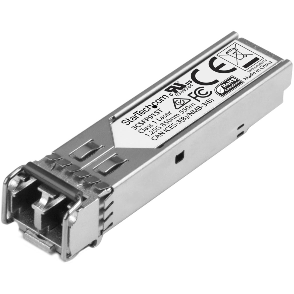 3CSFP91ST SFPモジュール/HPE製品3CSFP91互換/1000BASE-SX準拠光トランシーバ/850nm/DDM 1個 StarTech.com 【通販モノタロウ】PC周辺機器