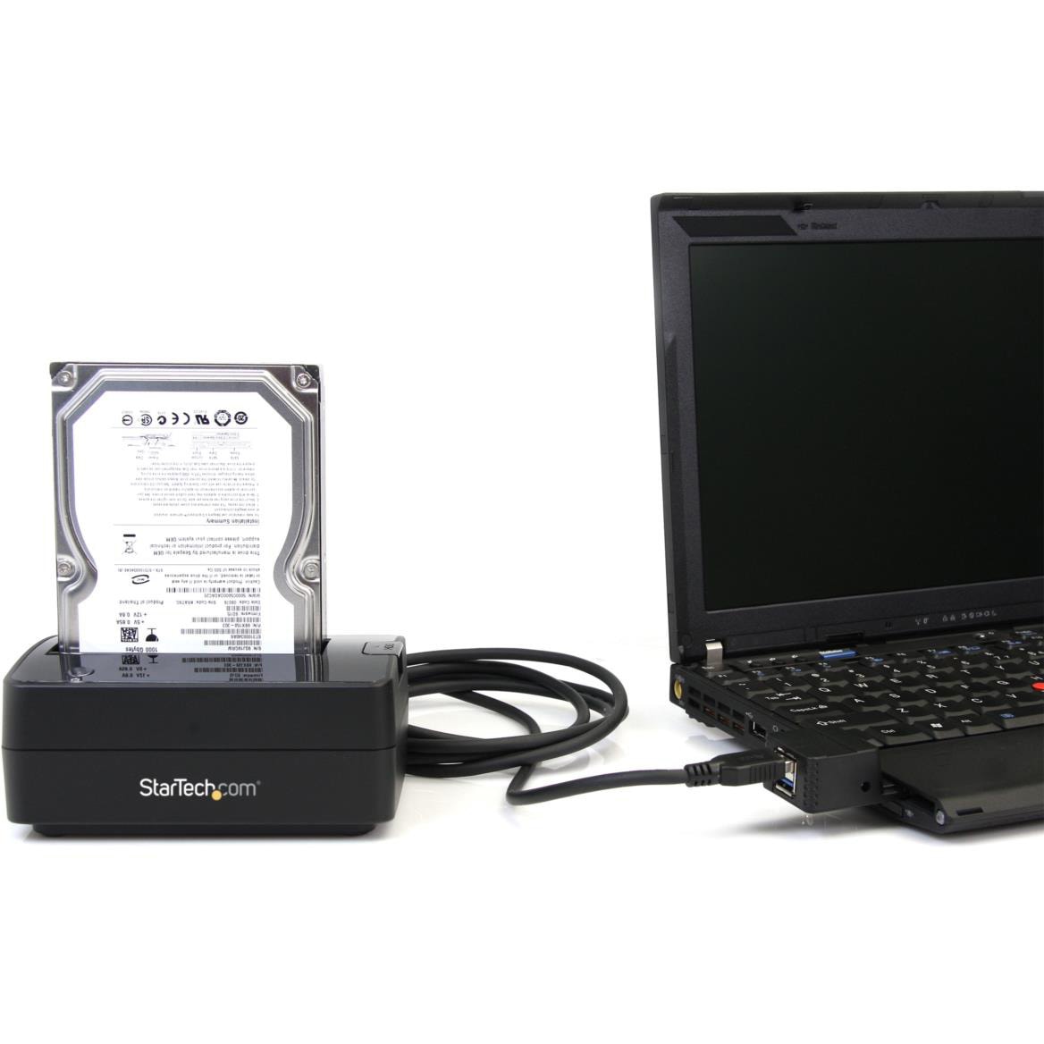 STARTECH.COM HDD/SSDスタンド/USB 3.0 HDD/SSD スタンド／USB 3.0接続／2ベイ／2.5/3.5インチ SATA 1.0/2.0
