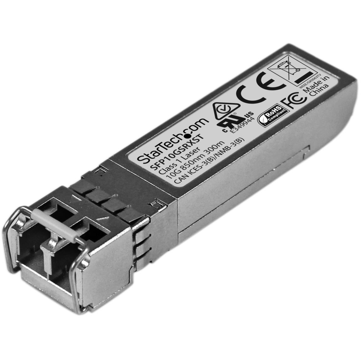 SFP10GSRXST SFP+モジュール/Cisco製品SFP-10G-SR-X互換/10GBASE-SR準拠光トランシーバ/850nm/DDM 1個 StarTech.com 【通販モノタロウ】 7,306円