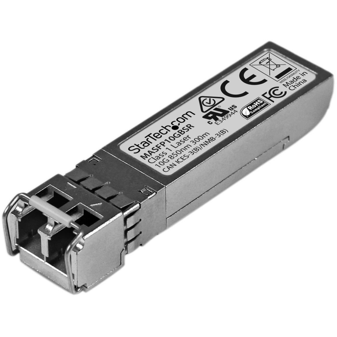 MASFP10GBSR SFP+モジュール/Cisco Meraki製品MA-SFP-10GB-SR互換/10GBASE-SR準拠光トランシーバ/850nm/DDM 1個 StarTech.com 【通販モノタロウ】