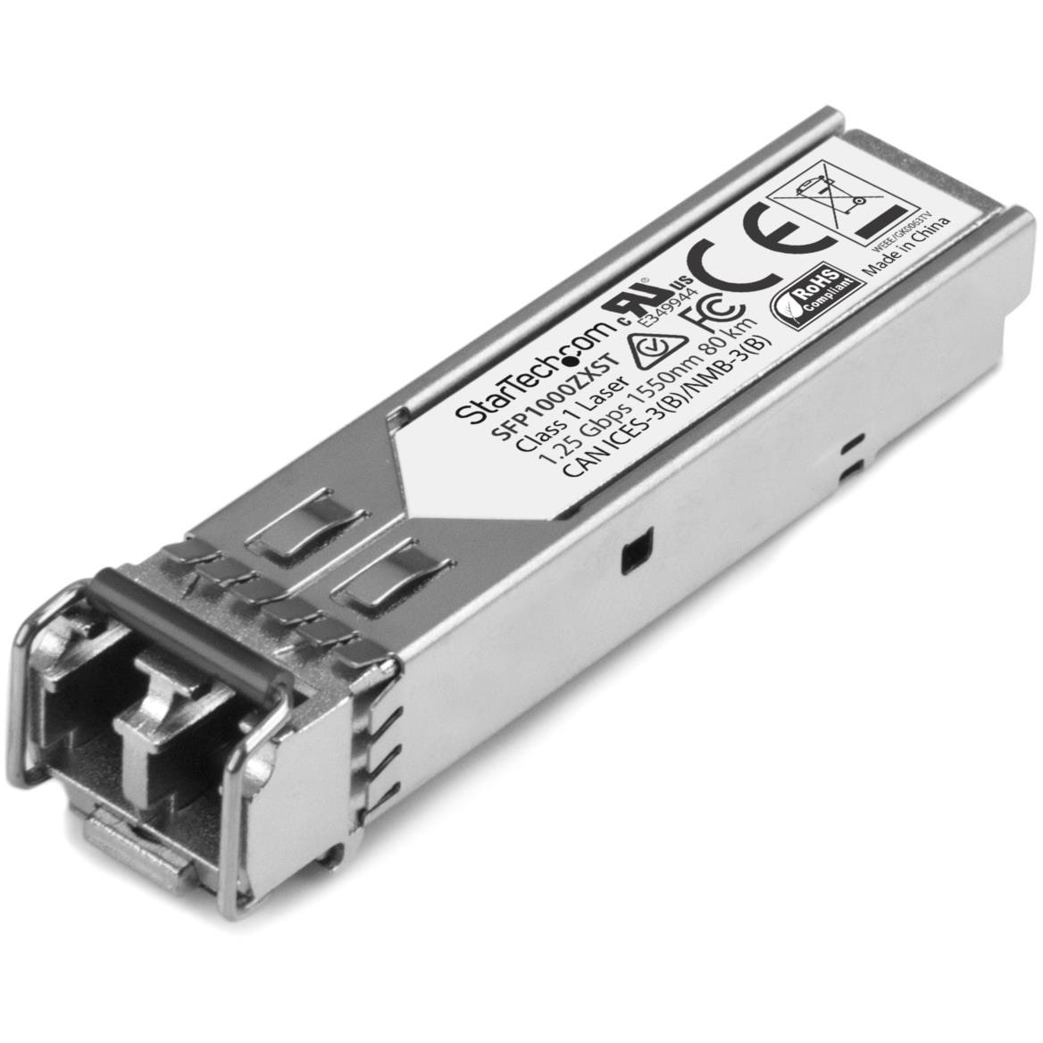 SFP1000ZXST SFP モジュール/MSA対応アンコード/1000BASE-ZX準拠光トランシーバ/1550nm/DDM 1個 StarTech.com 【通販モノタロウ】