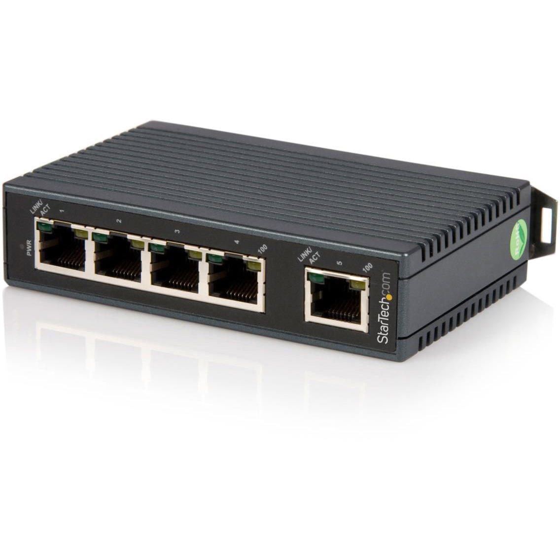 IES5102 5ポート産業用スイッチングハブHUB DINレールに取付け可能 10/100Mbps対応ネットワークハブ 1個 StarTech.com 【通販モノタロウ】