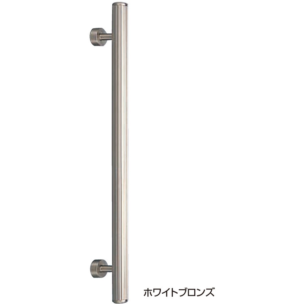 No.43 カロライン取手 No.43 シロクマ ホワイトブロンズ仕上 高さ65mm大サイズ 1組(2本)