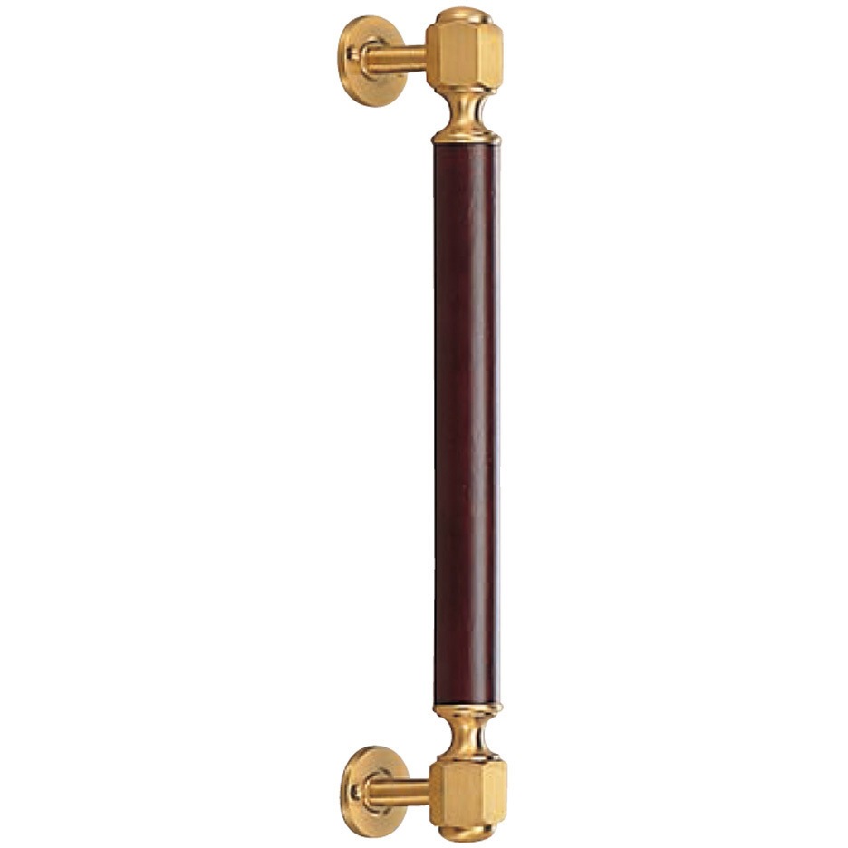 No.59 ウッドプチバイロン取手 No.59 シロクマ サペリ/金消仕上 高さ60mm大サイズ 1本