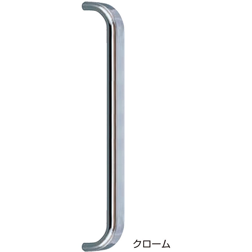 No.84 U形ニューライン取手 No.84 シロクマ クローム仕上 高さ60mm 1組