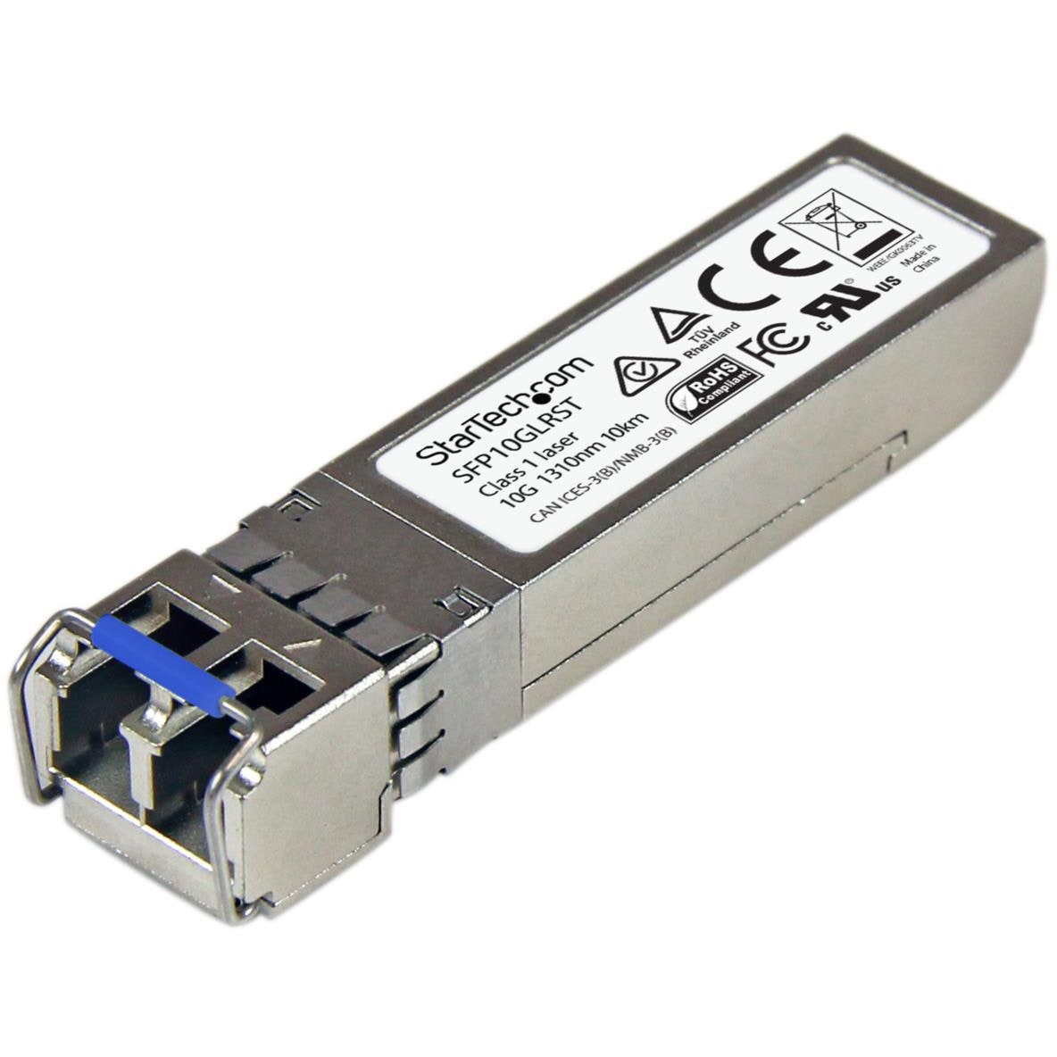 SFP10GLRST SFP+モジュール/Cisco製品SFP-10G-LR互換/10GBASE-LR準拠光トランシーバ/1310nm/DDM StarTech.com 長さ56.6mm  SFP10GLRST