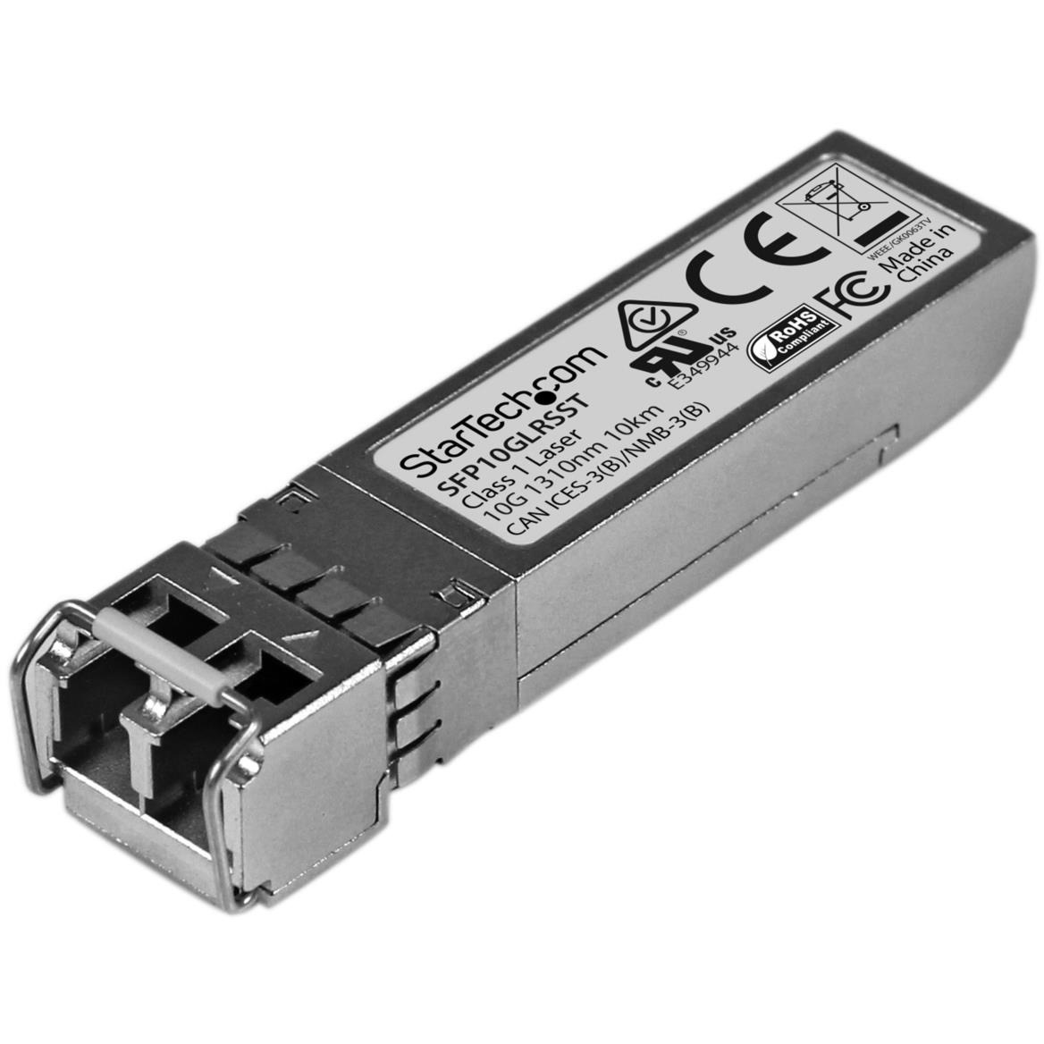 SFP10GLRSST SFP+モジュール/Cisco製品SFP-10G-LR-S互換/10GBASE-LR準拠光トランシーバ/1310nm/DDM 1個 StarTech.com 【通販モノタロウ】