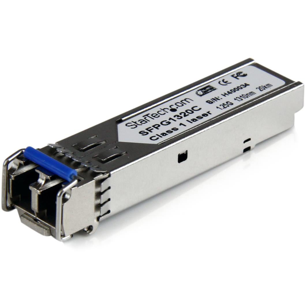 SFPG1320C SFPモジュール/Cisco製品GLC-LH-SMD互換/1000BASE-LH準拠光トランシーバ/1310nm/DDM 1個 StarTech.com 【通販モノタロウ】