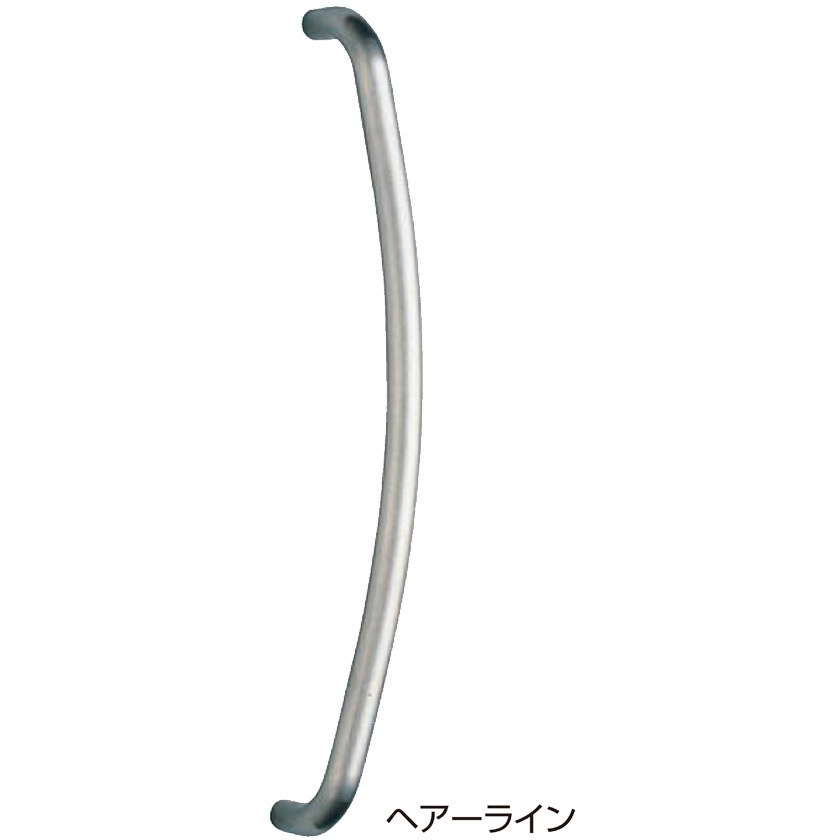 No.164 R形取手 No.164 シロクマ ヘアーライン仕上 幅68mm高さ72.5mm 1組(2本)