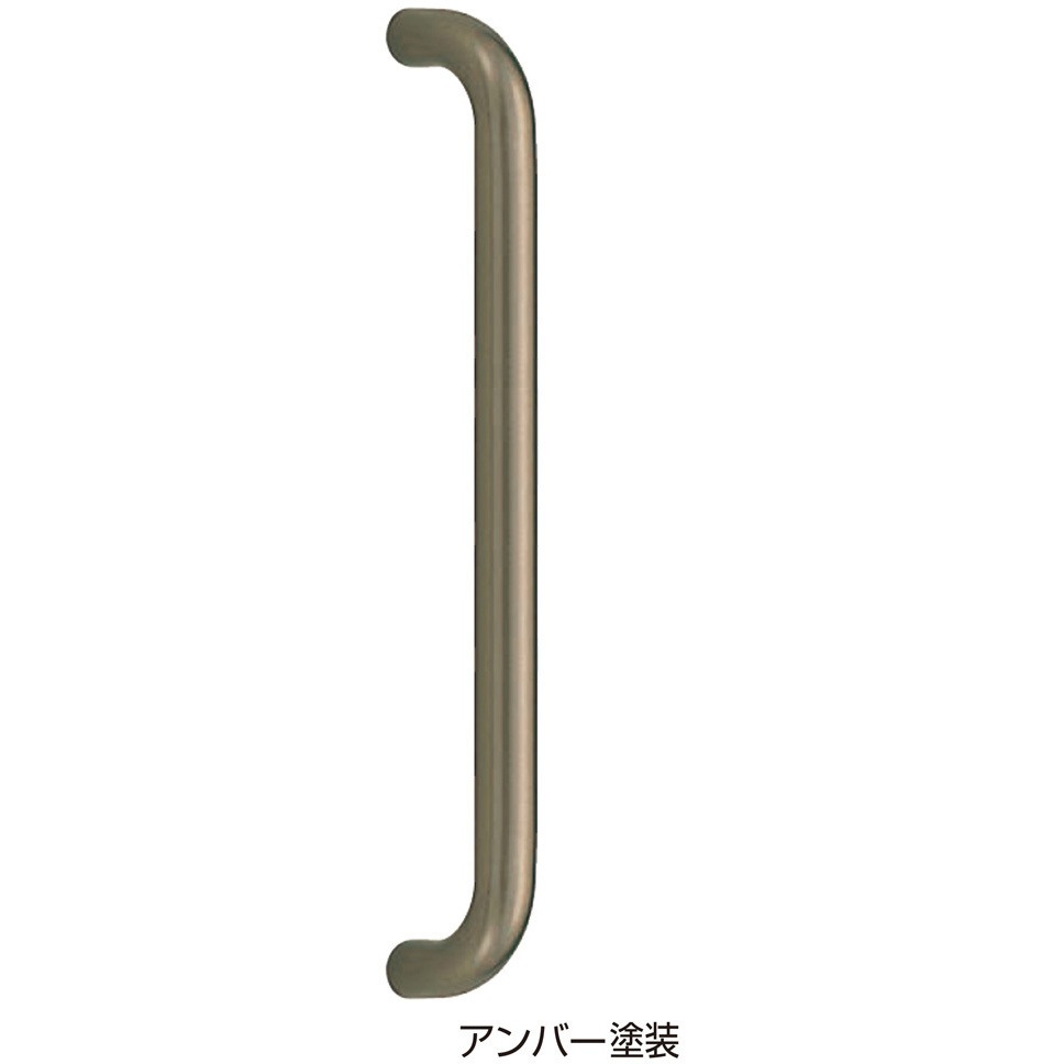 No.172 ステンレス丸棒取手 No.172 シロクマ アンバー仕上 高さ67mm小サイズ 1組(2本)