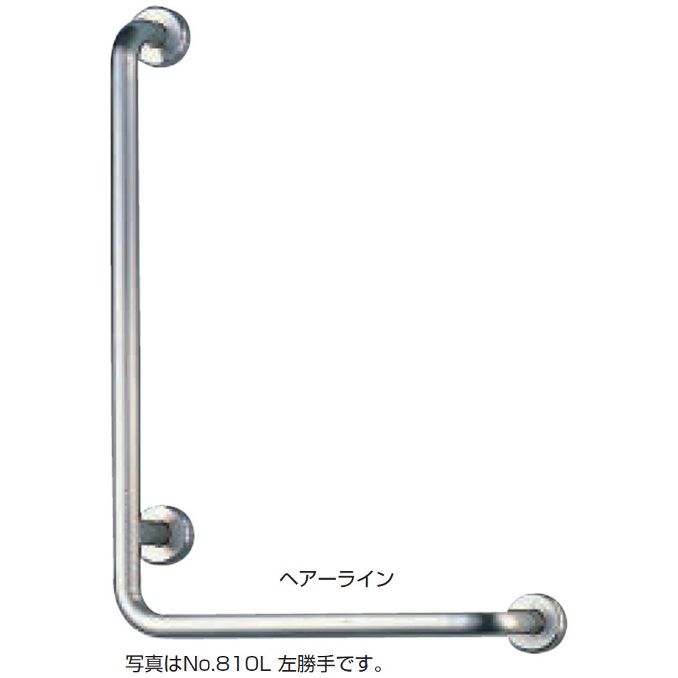 No.810L L形丸棒ニギリバー No.810L 1本 シロクマ 【通販モノタロウ】