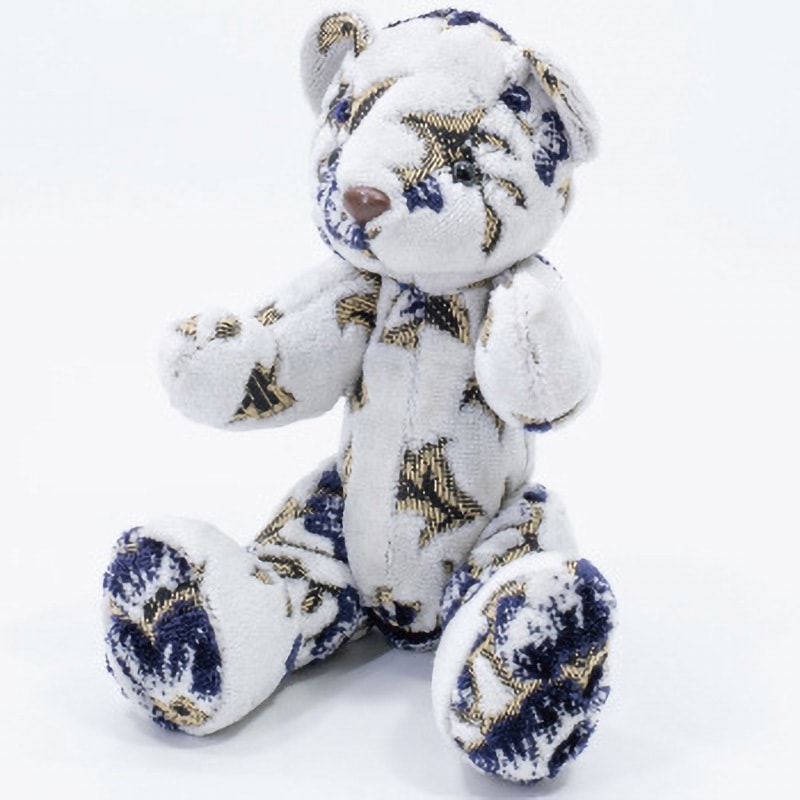 金華山　　テディベア モケットフラワー ゴールド】金華山 テディベア 金華山生地を使用した