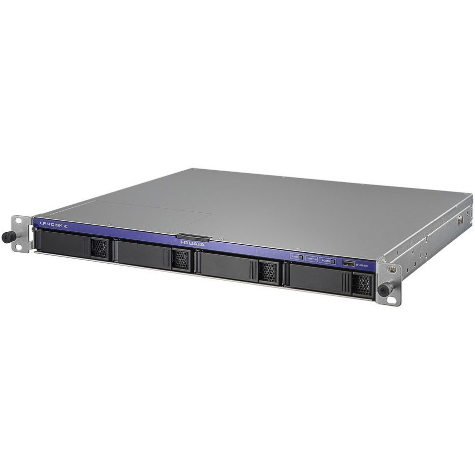HDL4-Z22SI3B32U 第12世代インテルCore i3搭載 4ドライブラックマウント法人向けWindows NAS I ・O DATA(アイ・オー・データ) 容量32TB   HDL4-Z22SI3B32U