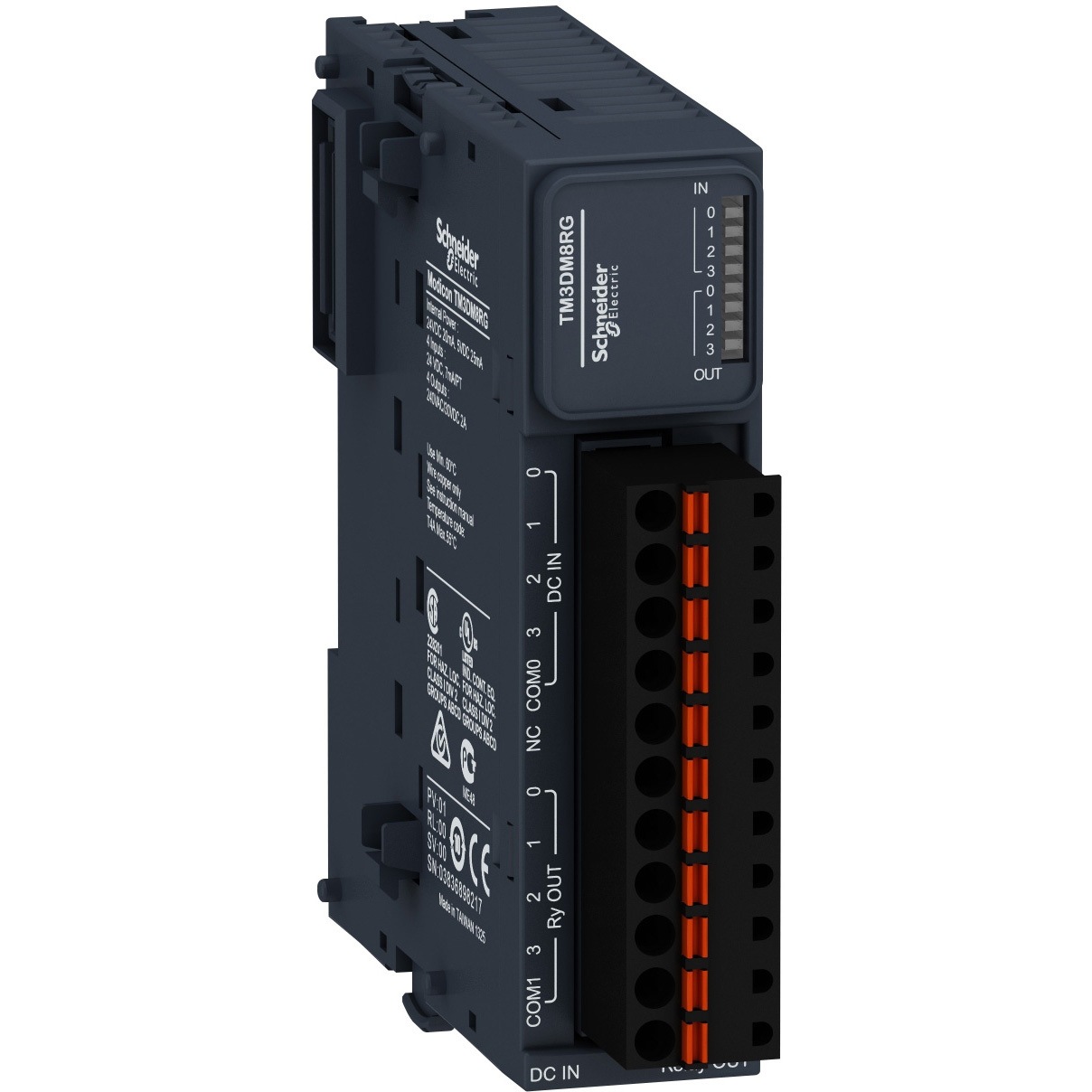 TM3DM8RG TM3拡張IOユニット デジタル入出力 1台 シュナイダーエレクトリック 【通販モノタロウ】