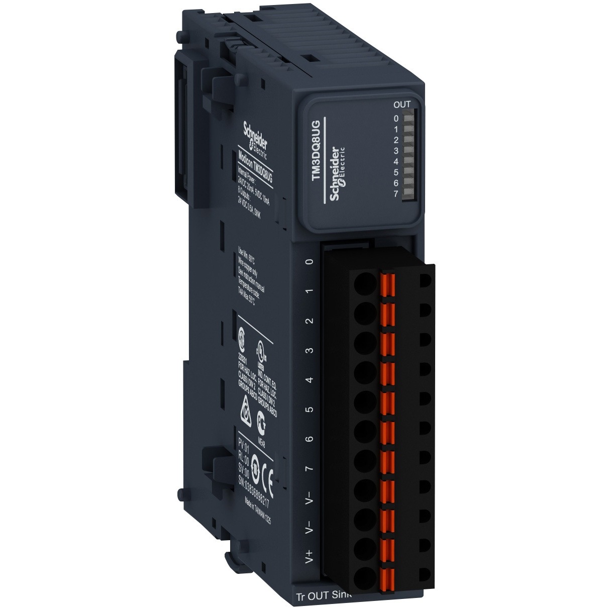 TM3DQ8UG TM3拡張IOユニット デジタル出力 1台 シュナイダーエレクトリック 【通販モノタロウ】 10,147円