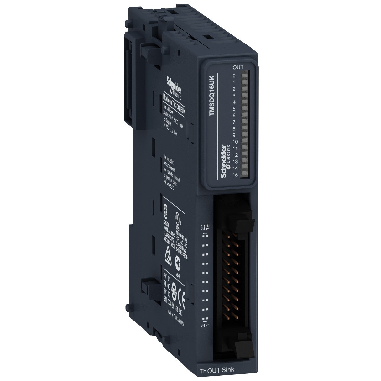 TM3DQ16UK TM3拡張IOユニット デジタル出力 1台 シュナイダーエレクトリック 【通販モノタロウ】