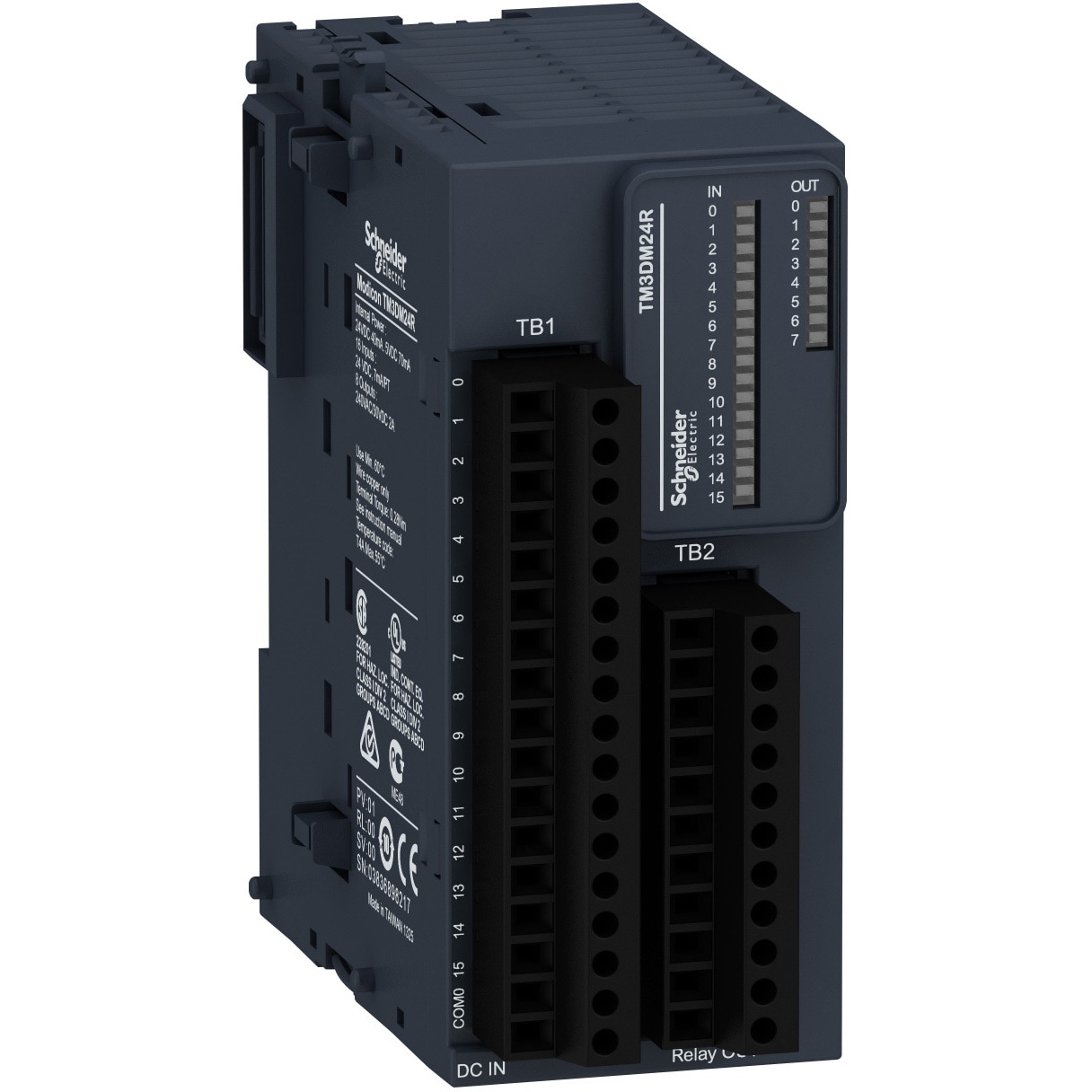 TM3DM24R TM3拡張IOユニット デジタル入出力 1台 シュナイダーエレクトリック 【通販モノタロウ】