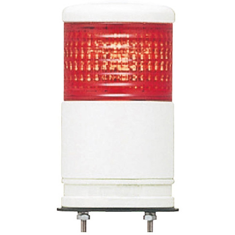 LEUG-24W-1-R 積層式LED表示灯 Φ40 LOULシリーズ 壁付 アロー(シュナイダーエレクトリック) クリアグローブタイプ仕様 直付け取付 1段 赤配列 外径60mm