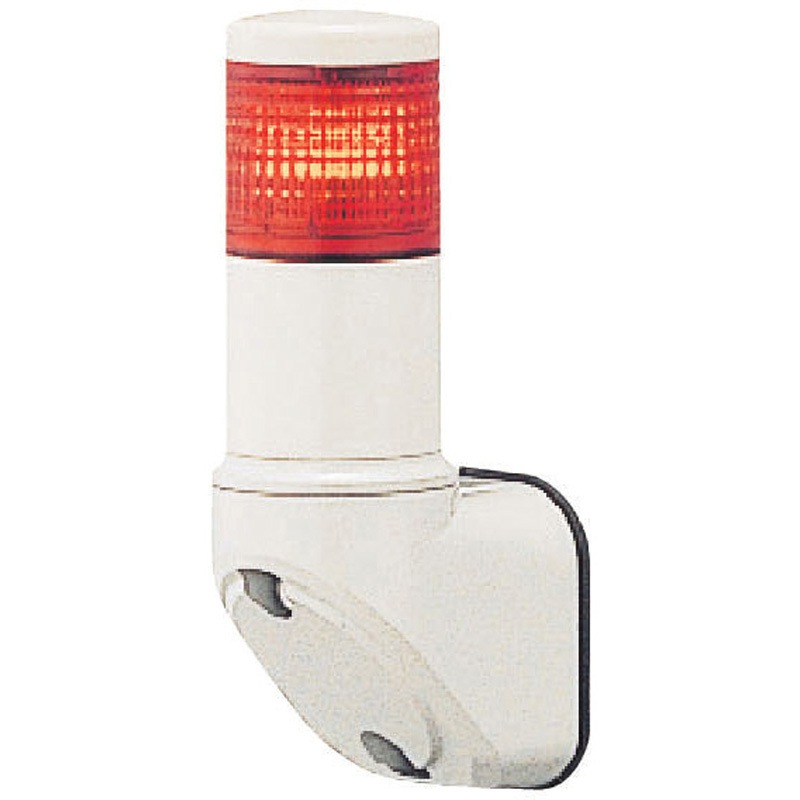 LOUL-24W-1-R 積層式LED表示灯 Φ40 LOULシリーズ 壁付 アロー(シュナイダーエレクトリック) クリアグローブタイプ仕様 壁付け取付 1段 赤配列 外径40mm