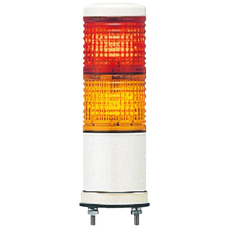 LOUG-24-2-RY 積層式LED表示灯 Φ40 LOUGシリーズ 直付 AC/DC24V アロー(シュナイダーエレクトリック) 点灯 直付けタイプ取付 音色:ブザー無し 2段