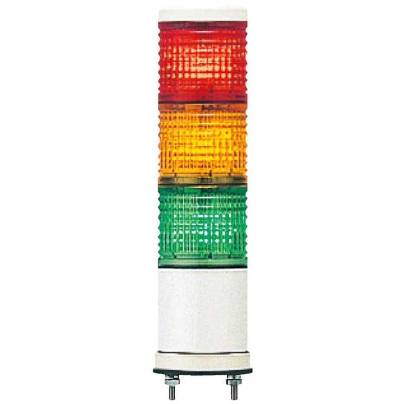 LOUG-24-3-RYG 積層式LED表示灯 Φ40 LOUGシリーズ 直付 AC/DC24V アロー(シュナイダーエレクトリック) 点灯 直付けタイプ取付 音色:ブザー無し 3段